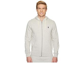 Polo Ralph Lauren Classic Fleece Full-Zip Hoodie Mens Sweatshirt Light Sport Heather : 2XL, Cotton/Polyester