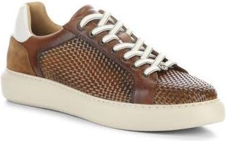 Ambitious 13450A Woven Low Top Sneaker in Cognac Leather at Nordstrom Rack, Size 10.5Us / 44Eu
