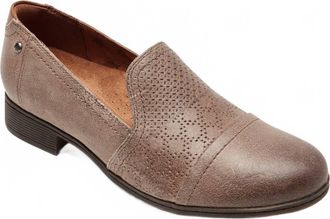 Rockport Womens Crossbie Slip On Shoes In Taupe