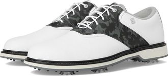 FootJoy FJ Originals Mens Shoes White/Grey/Multi : 10.5 D - Medium, Leather