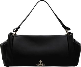 Vivienne Westwood Tassen, Dames, Zwart, ONE Size, Leer, Hazel XL Handbag