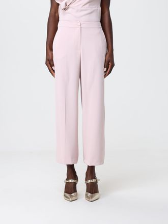 Hanita Pantaloni cropped Hanita in cr&ecirc;pe