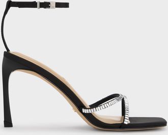 Charles & Keith Jaylene Gem Stiletto Sandals