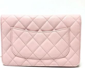 Chanel Pre-owned Leather chanel-bags - Dames - Vintage Schoudertas - Roze - ONE Size - Vintage
