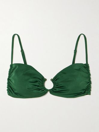 Johanna Ortiz Top Bikini Con Decorazioni Tangle Up - Verde