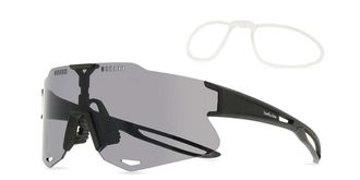 SmartBuy Collection Single Lens Rimless Plastic Mens Sunglasses Black Size 135 - Free Lenses - SmartBuy Collection