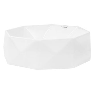 ML Design Lavabo cer&aacute;mica lavamanos com&uacute;n pila para aseo de ba&ntilde;o forma diam