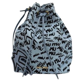Miu Miu Pre-owned Pouch - Pre-owned - Mujer - Azul - ONE SIZE