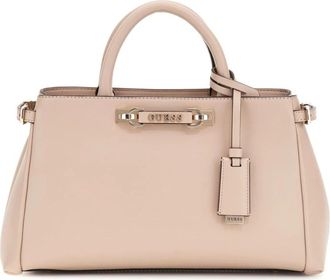 Guess Anadela 3 Compartiment Satchel Tas - Dames - Handtassen - Bruin - ONE Size - Tassen