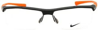 Nike Rectangle Semi Rim Eyeglasses - Orange