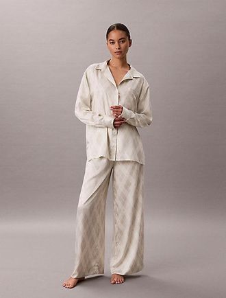 Calvin Klein Pantal&oacute;n De Pijama Minimalist Satin