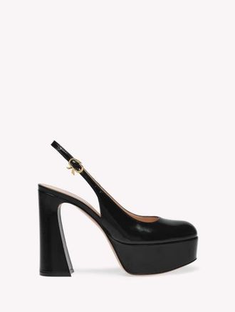 Gianvito Rossi Bessie Pumps in Black Nappa at Nordstrom, Size 39.5
