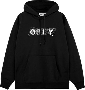 Obey Hoodie - Heren - Hoodies - Zwart - M - Katoen - Hoodies & sweatvesten
