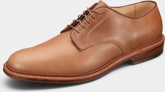 Alden Mens Plain Toe Flex Welt Shoes In Natural