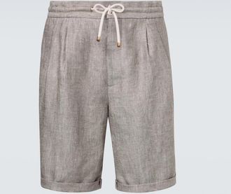 Brunello Cucinelli Shorts de lino