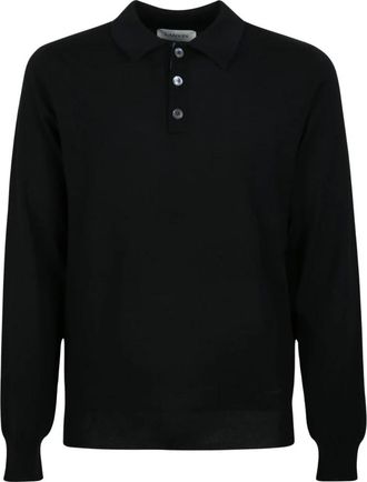 Lanvin Polo classica in lana merino - - Tops - Uomo - Nero - M