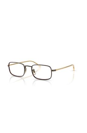 Oliver Peoples 49mm Rectangle optical glasses in Gold at Nordstrom