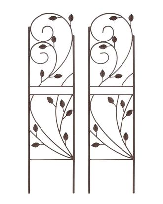 Sunnydaze 2-Pack Wire Garden Trellis For Outdoor Climbing Flowers & Vines