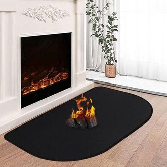 OEM Placa Protectora Ign&iacute;fuga Para Estufa De Le&ntilde;a, Alfombrilla Ign&iacute;fuga Para El Suelo De La Estufa De Le&ntilde;a, Protecci&oacute;n Contra Chispas (50 X 80 Cm)