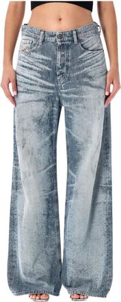 Diesel Jeans - Dames - Loose Fit Jeans - Blauw - W26 - Jeans