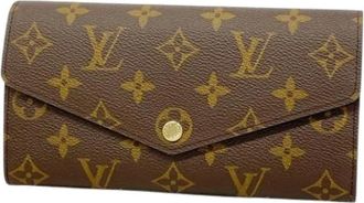 Louis Vuitton Pre-owned Wallets, female, Brown, Size: ONE SIZE Pre-owned Long Wallet (bi-fold)