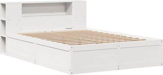 vidaXL Vidaxl - Bed Frame without Mattress White 140x200 cm Solid Wood Pine