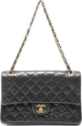 Chanel 1989-1991 Double Flap shoulder bag - Zwart