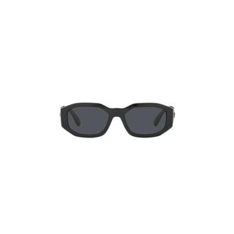 Versace Irregular Sunglasses - male - Versace - Sunglasses - Black - 53 MM - Accessories