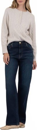 Kut from the Kloth Lacy Front Button Sweater In Off White