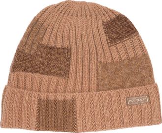 Polo Ralph Lauren Rib Patchwork Hat in Surrey Tan at Nordstrom