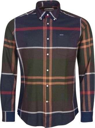 Barbour Geruite Dunoon Overhemd - Heren - Casual Overhemden - Veelkleurig - XL - Katoen - Overhemden