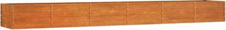 vidaXL Arriate Oxidado De Acero Corten 480x80x45 Cm Vidaxl