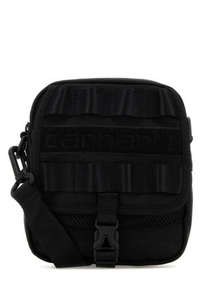 Carhartt Work in Progress Black Prescott Mini Crossbody Bag