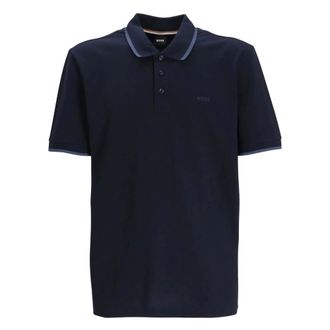 HUGO BOSS Hombre, Camisetas, Azul, Talla: L