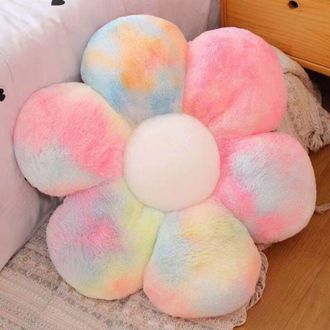 OEM Coj&iacute;n Floral Para Silla (50 X 50 Cm, Multicolor), Suave Y Mullido, De Felpa, Para Asiento, Sof&aacute;, Jard&iacute;n, Decoraci&oacute;n Del Hogar, Sala De Estar, Habitaci