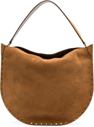 Isabel Marant Borsa a spalla Oskan Soft - Marrone