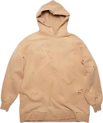 Acne Studios Camel Brown Hoodie - Dames - Hoodies - Beige - L - Hoodies & sweatvesten