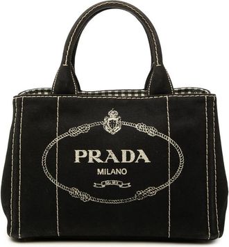 Prada Pre-owned Prada Small Canvas Canapa Logo Tote Ladies 1TMNWC084OYGKPDM