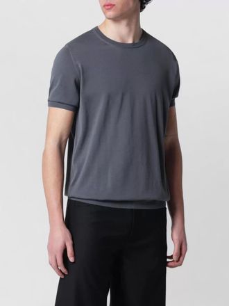 Drumohr round neck short sleeve plain t shirt