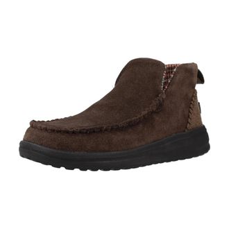 Hey Dude Enkellaarsjes - Dames - Enkellaarsjes - Bruin - 37 EU - Su&egrave;de - Schoenen