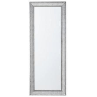 Beliani Beliani - Espejo De Pared Plateado 50 X 130 Cm Vertical Sal&oacute;n Dormitorio Bubry