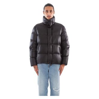 Afterlabel Jassen, Heren, Zwart, XL, Glanzende donsjas in Chamonix
