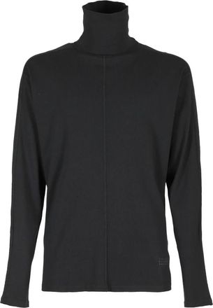 Maison Margiela Stijlvolle Top met Lange Mouwen - Heren - Coltruien - Zwart - S - Katoen - Truien & Vesten