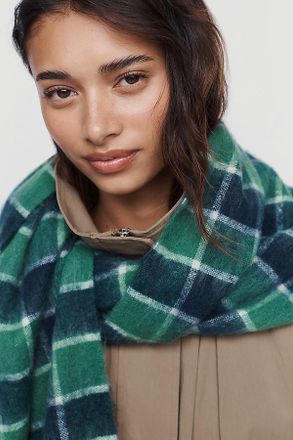 Maeve Pop Plaid Scarf