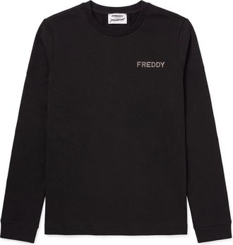 Freddy Felpa Donna Girocollo con Spacco Posteriore
