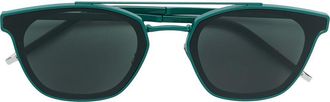 Saint Laurent Eyewear vliegervormige zonnebril - Groen