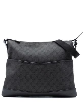 Gucci 2016-2025 GG Denim crossbody bag - Grey