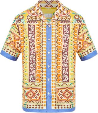 Etro Camicia con motivo geometrico - Multicolore