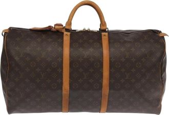 Louis Vuitton Pre-owned Weekend Bags, female, Brown, Size: ONE SIZE Pre-owned Keepall Travel Bag