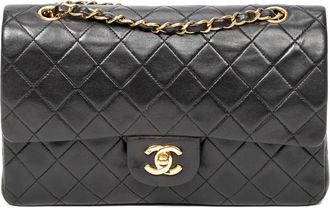 Chanel Borsa a spalla trapuntata con catena anni 1990 - Nero